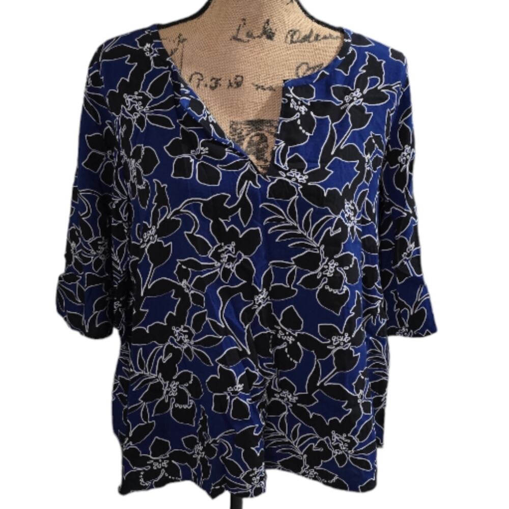 Tommy Bahama Hawaiian‎ Tropical Floral Oversized Shirt Size XS